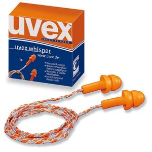 Uvex 2111201, Ενδοωτιαία, Γκρι, Πορτοκαλί, 23 dB, Ενσύρματο