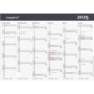Ημερολόγιο γραφείου Κλασικό A5 2025