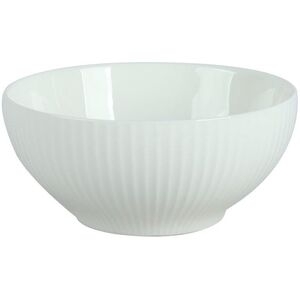 BOWL VERTICAL LINES WHITE 11CM