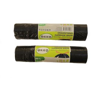 GARBAGE BAGS OKKO DS 60L 15PCS