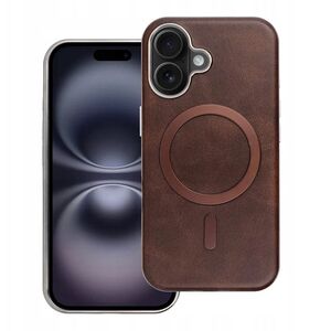 Θήκη GENTLEMAN MAG COVER συμβατή με MagSafe για IPHONE 15 PRO MAX καφέ