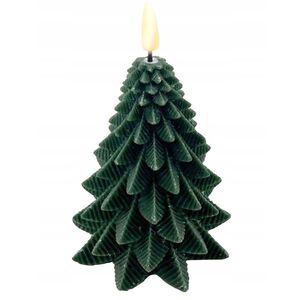 Χριστουγεννιάτικη διακόσμηση Beliani NIKOLAO Κερί Led 11x11xh15cm