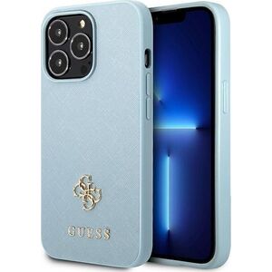 Guess Guess GUHCP13XPS4MB iPhone 13 Pro Max 6,7" niebieski/blue hardcase Saffiano 4G Small Metal Logo NoSize
