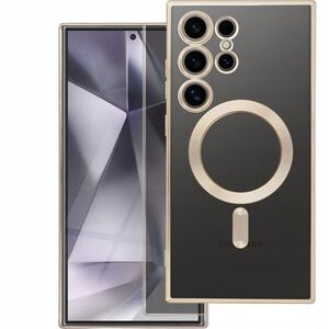 Θήκη ELECTRO MAG COVER συμβατή με MagSafe για SAMSUNG S25 χρυσό