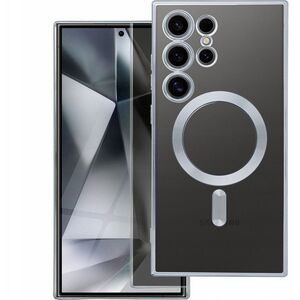 Θήκη ELECTRO MAG COVER συμβατή με MagSafe για SAMSUNG S25 Plus ασημί