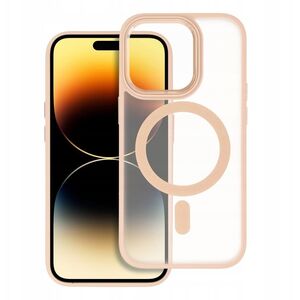 Θήκη MATTE MAG COVER συμβατή με MagSafe για SAMSUNG S25 PLUS ροζ