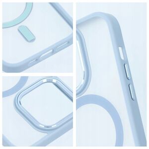 Θήκη MATTE MAG COVER συμβατή με MagSafe για SAMSUNG S25 PLUS μπλε