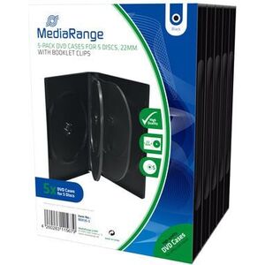 MediaRange Pudełka na 5 płyt CD/DVD 5sz. (BOX35-5)