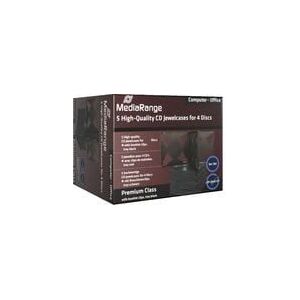 MediaRange CD/DVD Futerał 4x - 5 sztuk (BOX34-4)