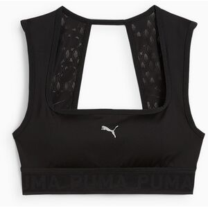Γυναικείο αθλητικό σουτιέν Puma MOVE LACE, μαύρο