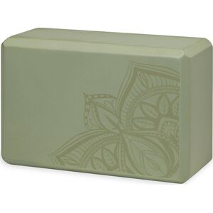 Gaiam Kostka do jogi z pianki Celery Point Gaiam 23 x 7 x 15 cm zielona