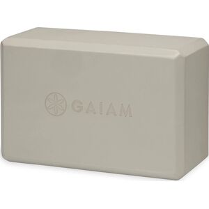 Gaiam Kostka do jogi z pianki Sandstone Gaiam 23 x 7 x 15 cm beżowa