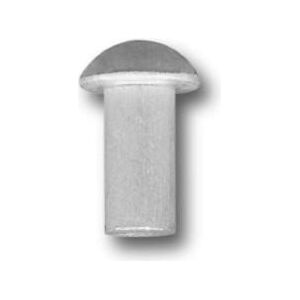 Nitgoz NIT ALUMINIOWY PEŁNY Z ŁBEM KULISTYM 6.0*10MM [jm.KG] - 954 6*10 PLK