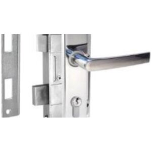 Κλειδαριά με πλάκα πλαισίου ZV-45, 406Z-35802/C, 72 mm, γαλβανισμένες λαβές
