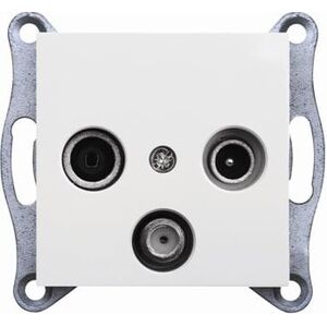 Hager Gniazdo antenowe LUMINA2 RTV-SAT końcowe białe - WL3110