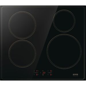 Εντοιχιζόμενη επαγωγική εστία Gorenje πλάτους 59.5 cm χωρίς πλαίσιο μαύρη