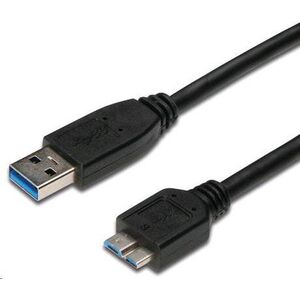 Kabel USB PremiumCord USB-A - microUSB 3 m Czarny (ku3ma3bk)