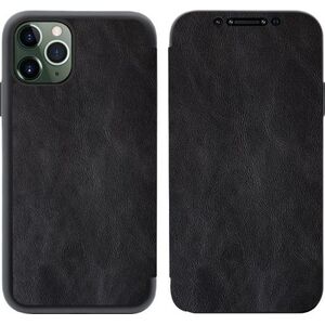 Etui Leather Book iPhone 11 Pro Max czarny/black