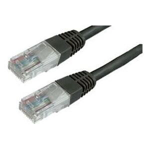 MediaRange Patchcord, U/UTP, Cat6, 15m, czarny (MRCS121)