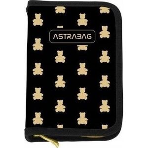 Piórnik Astra Piórnik pojedynczy dwuklapkowy bez wyposażenia Astrabag Golden Teddy AC1
