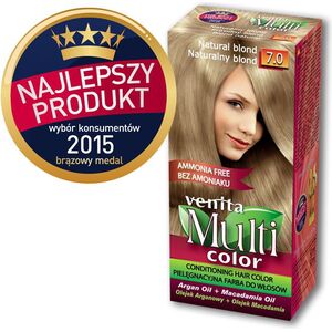 Venita Farba bez amoniaku Multi Color 7.0 naturalny blond