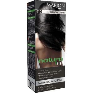 Marion Farba do włosów Natura Styl nr 610 głęboka czerń - 78610