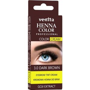 VENITA_Henna Color Cream henna do brwi i rzęs w kremie 3.0 Dark Brown 30g
