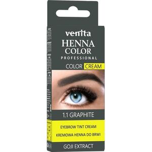 VENITA_Henna Color Cream henna do brwi i rzęs w kremie 1.1 Grafit 30g