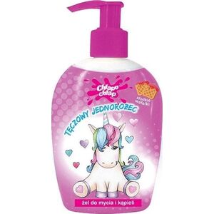 Chlapu Chlap Tęczowy Jednorożec Żel Do Mycia Ciała Słodkie Gofry 236ML