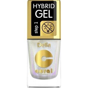 Delia DELIA COSMETICS Coral Hybrid Gel Lakier hybrydowy do paznokci nr 104 - multirefleks (bez lampy) 11ml