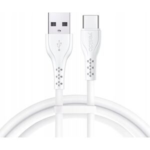 Kabel USB Yesido yesido Kabel CA71 USB-Type-C 3A (20szt.) 18W 1m, WHITE / BIAŁY