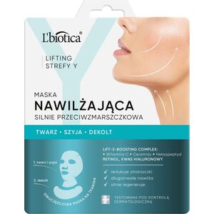 LBIOTICA / BIOVAX L`BIOTICA Lifting Strefy Y Maska nawilżająca silnie przeciwzmarszczkowa