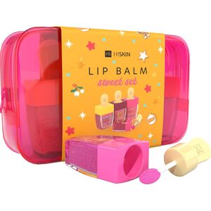 HiSkin HISKIN Crazy Zestaw Balsamów do ust Sweet Set (3 szt.)- kosmetyczka