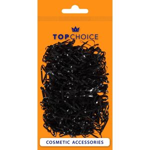 Top Choice TOP CHOICE Gumki do włosów - czarne (26911) 1 op. - 500 szt.