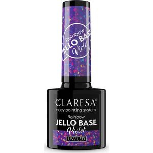Claresa CLARESA Rainbow Jello Base Baza hybrydowa - Violet 5 g