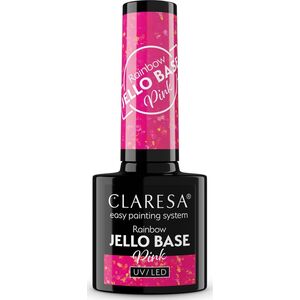Claresa CLARESA Rainbow Jello Base Baza hybrydowa - Pink 5 g