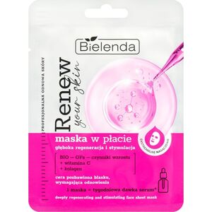 Bielenda BIELENDA Renew Your Skin Maska w płacie - głęboka regeneracja i stymulacja 17 g