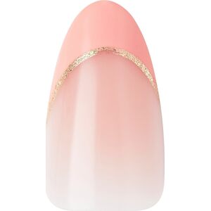 Kiss KISS Sztuczne paznokcie na klej Voguish Fantasy French, Pink French Tips, Medium, Almond Shape