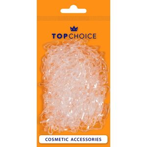 Top Choice TOP CHOICE Gumki do włosów - transparentne (26928) 1 op. - 500 szt.