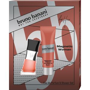 Coty BRUNO BANANI Zestaw prezentowy Magnetic Woman (Woda perfumowana 30ml+Żel pod prysznic 50ml))