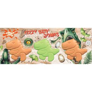 Chlapu Chlap CHLAPU CHLAP Musująca kula do kąpieli - dinozaury 3 x 70 g