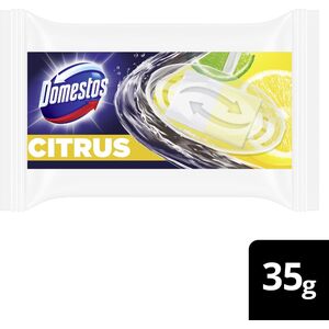 Unilever DOMESTOS Power Citrus Kostka zapachowa do WC 3w1 - zapas 35 g
