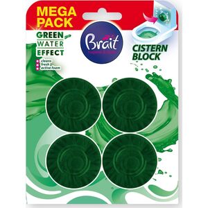DRAMERS  BRAIT Green Water Effect Krążek do WC Zielony 4 x 50 g