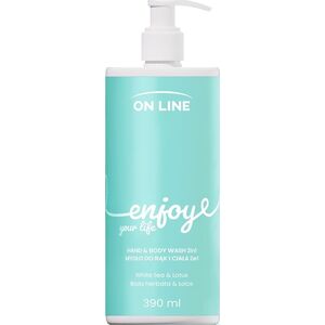 Trefl ON LINE Emocje Mydło do rąk i ciała 2w1 Enjoy 390 ml