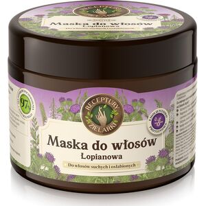 ELFA II RECEPTURY ZIELARKI Skarby Polne Maska łopianowa do włosów suchych i osłabionych 300ml