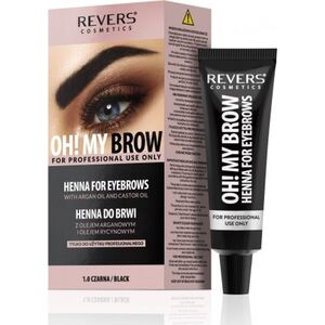 Revers REVERS Oh! My Brow Henna kremowa do brwi - czarna