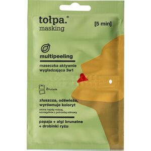 TOLPA TOŁPA Masking Maseczka aktywnie wygładzająca 3w1 - multipeeling 5ml x 2