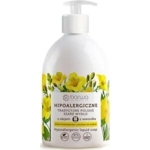 Barwa Hipoalergiczne Tradycyjne Polskie Szare Mydło w płynie Wiesiołek 450ml