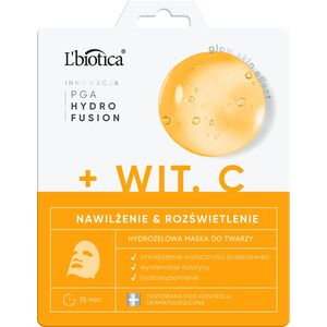 Lbiotica / Biovax L`biotica pga hydr fusion + witamina c hydrożelowa maska do twarzy-nawilżenie i rozświetlenie