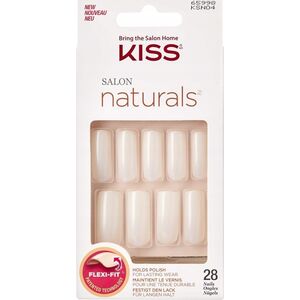 Kiss Salon Naturals Sztuczne paznokcie Go Rouge 28szt.